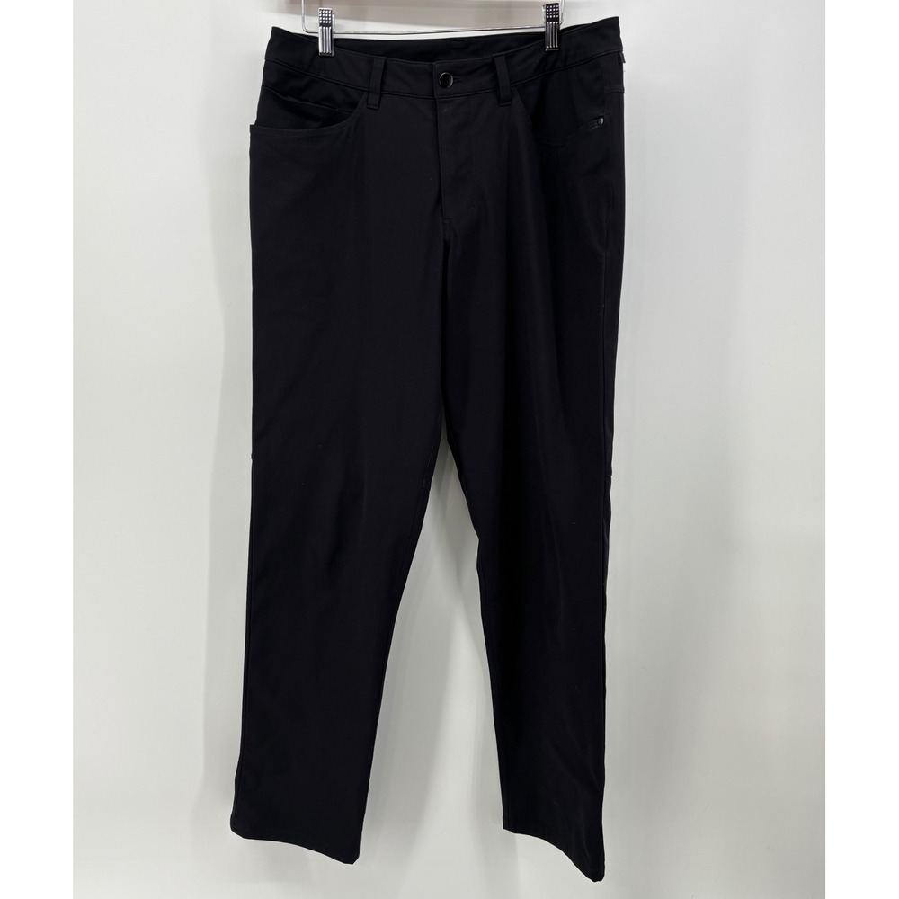 Lululemon ABC Classic Fit Pants Men's 33x30 Warpstreme Tech Black